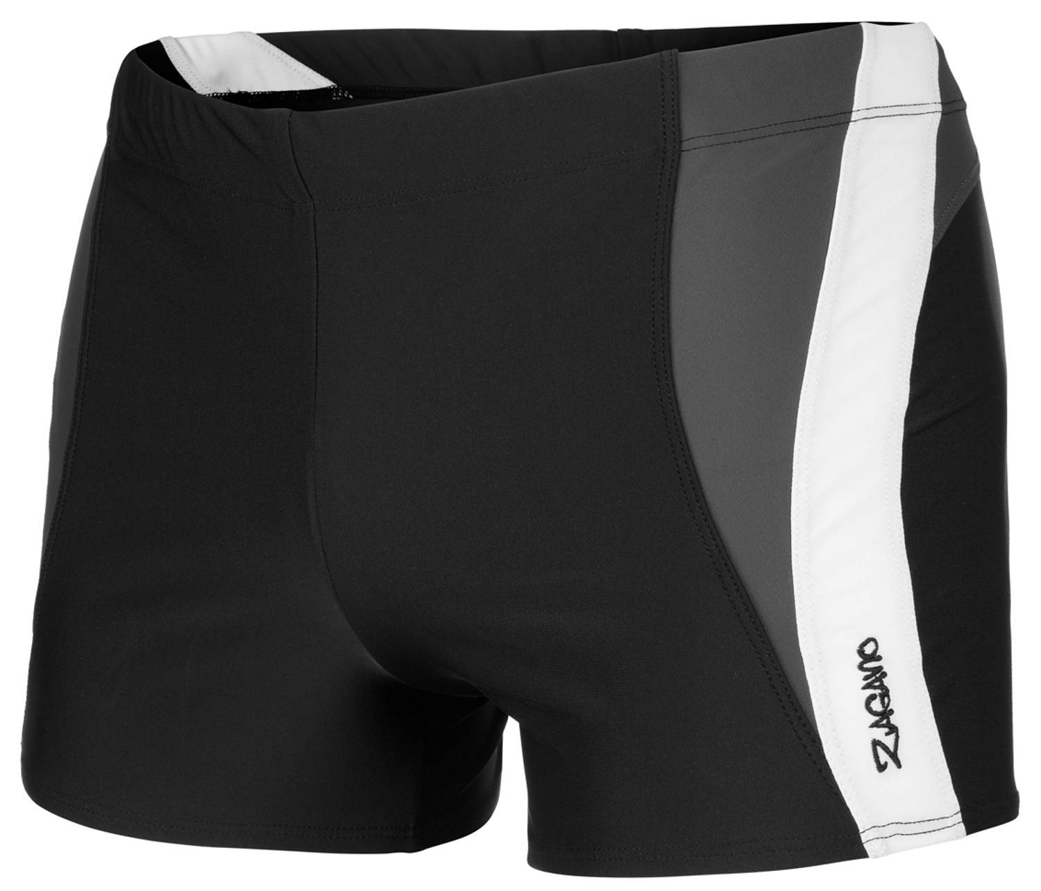 Zagano Adam Lipski, Men’s Swimming Trunks, Extremely Durable, Tight-Fitting Swimming Shorts with High Lycra Content, Comfortable, Classic to Modern Designs, S–3XL