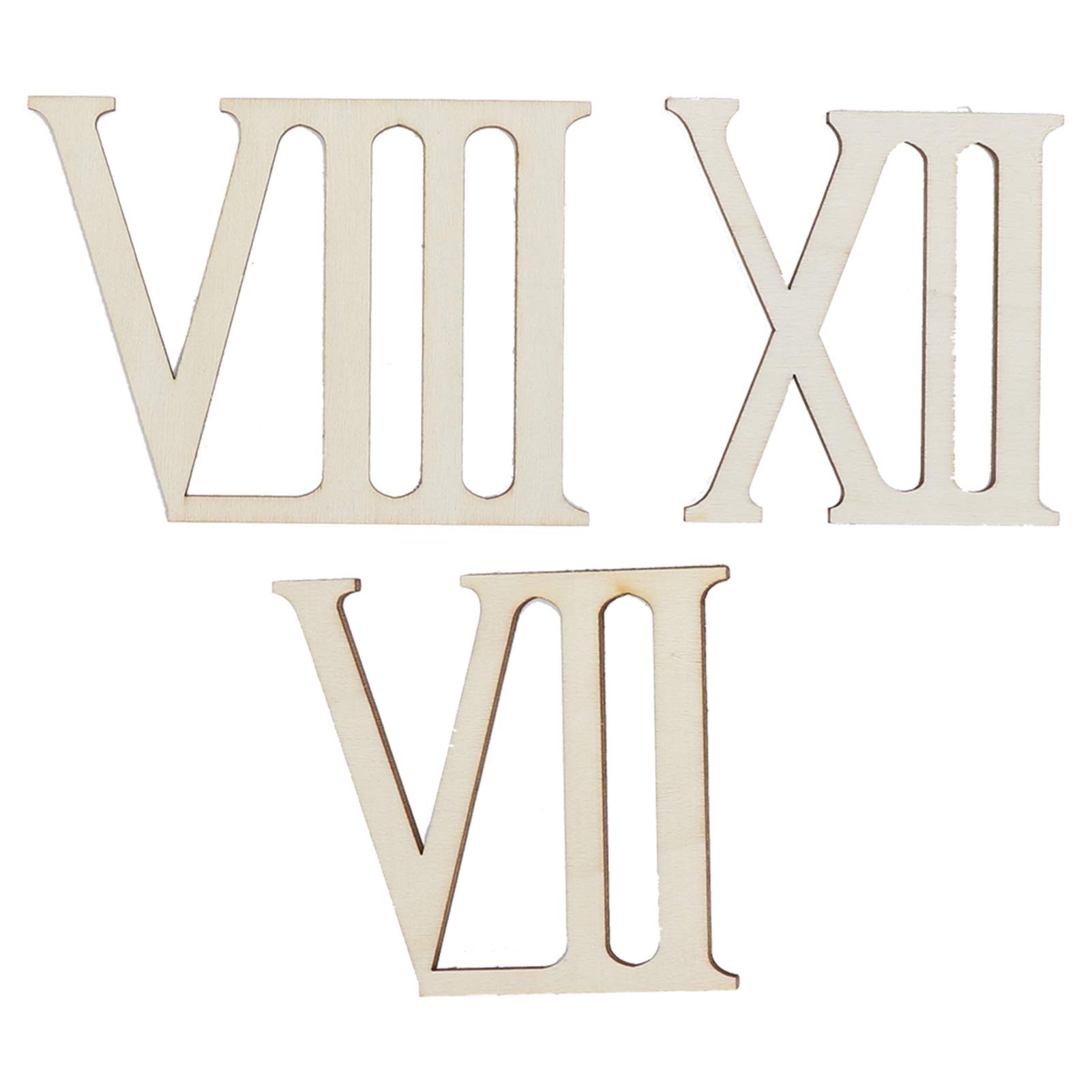 Numeri Per Orologio Da Parete, Numeri In Legno, trucioli di Legno Fai-da-Te Artigianali in Legno Leggeri per la Decorazione Domestica per Accessori da Sposa