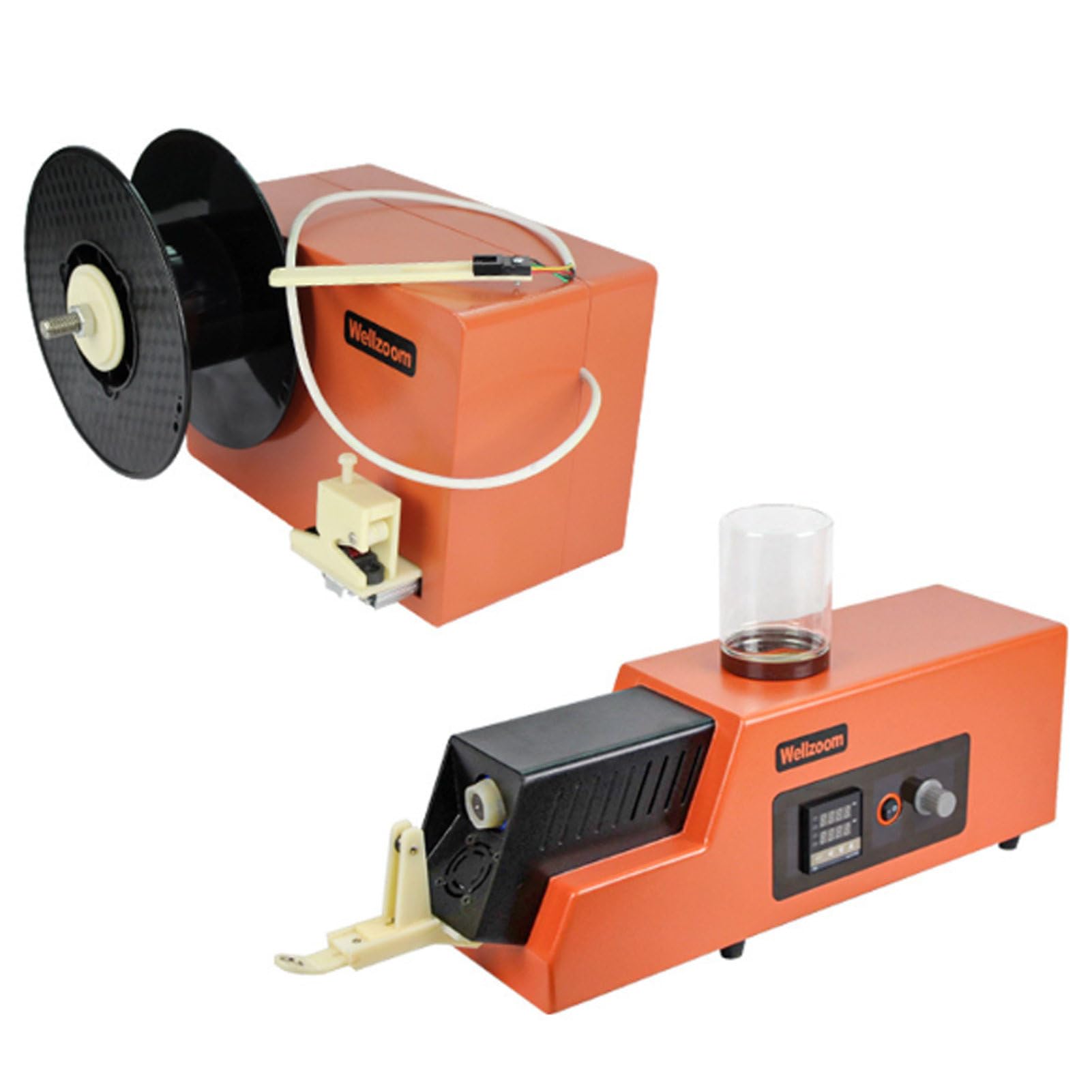Zykuosus Filament Extruder For nting, Adjustable Speed Control, Dual Diameter, PLA ABS PVA HIPS Compatible