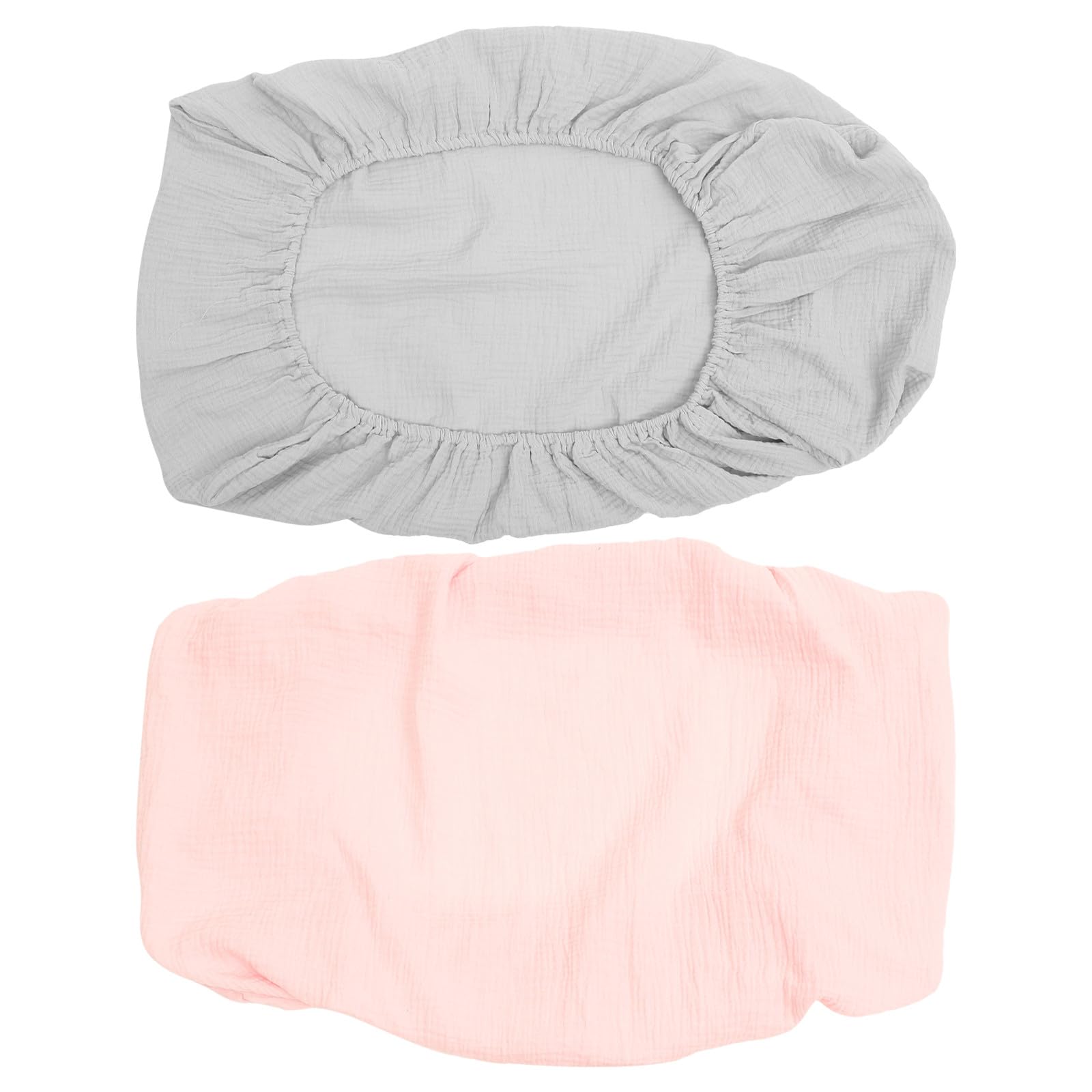2 Pezzi Coprifasciatoio in Cotone Elastico per Ragazzo Ragazza, Morbido e Delicato, Facile da Rimuovere e Lavabile, Adatto per Fasciatoi di Bimbi e Bimbe