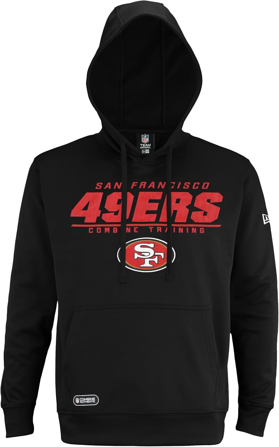 Outerstuff NFL San Francisco 49ers Men's After Dark Team Colors Pullover Performance Fleece Hoodie
