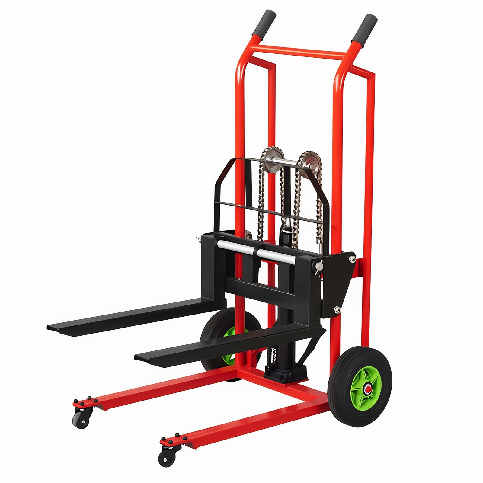 Cenz-888 pallet truck Hydraulic Pallet Stacker 260kg Hand Lift Fork Truck for Workshop Loading