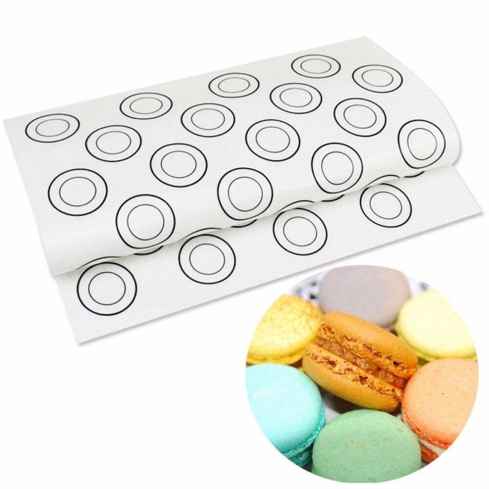 Danlai Silicone Macaron Baking Mat Non Stick Kneading Dough Pad Washable Reusable Cookies Pastry Sheet Liner Cake Making Tool