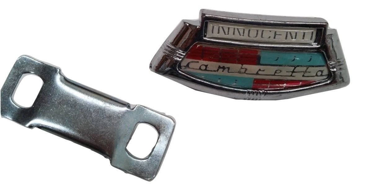 ukscooters LAMBRETTA LI SERIES 2 & 3 HORNCAST BADGE CLIP INNOCENTI HORNCASTING