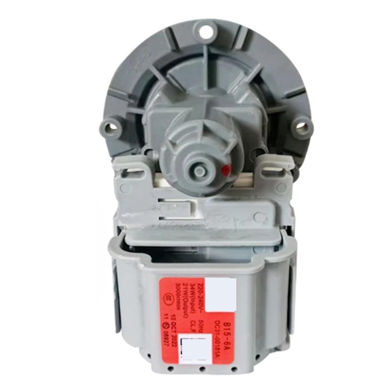Drain Water Pump Assembly，Compatible for Samsung，Washing Machine DC31-00181A B15-6A 220V 50HZ Drainage Motor Washer Parts