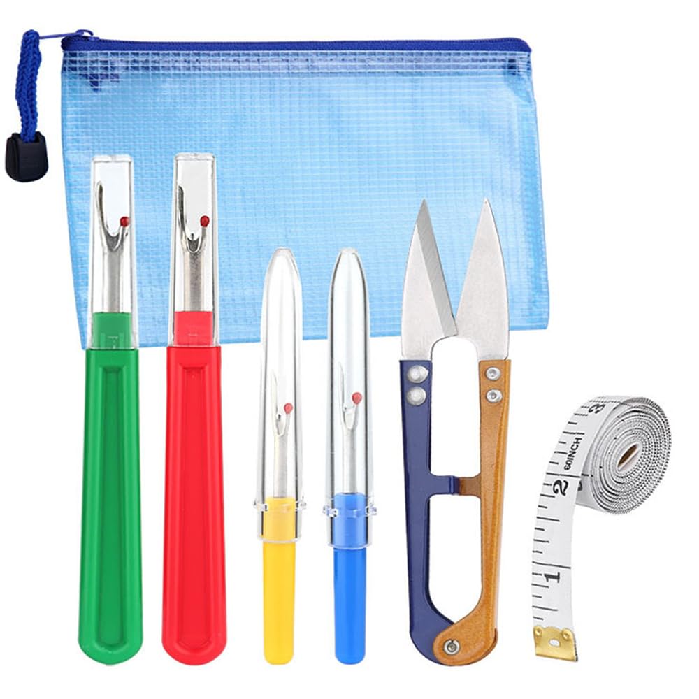 Kit 6 Pezzi Per Cucito - Spelafili, Forbici, Metro, Per Riparare Vestiti - Foto 7