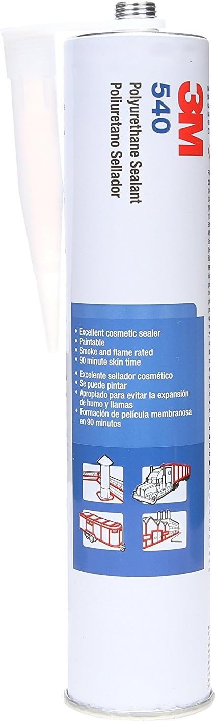 3M 540 Polyurethane Sealant Adhesive Gray Marine Grade 10.5 oz Cartridge (CASE of 12)