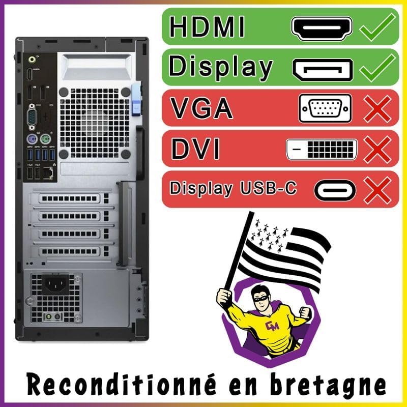 Windowsデスクトップ Vostro i7-6700 SSD1TB 12GB Windows11Pro Dell Vostro 7050 TWR PC Computer Desktop, Windows 11 Pro +