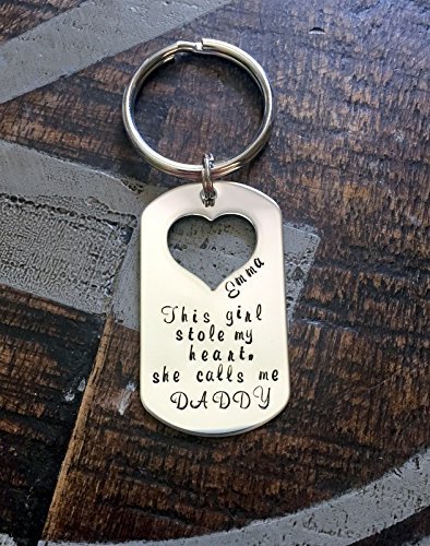 a girl stole my heart keychain