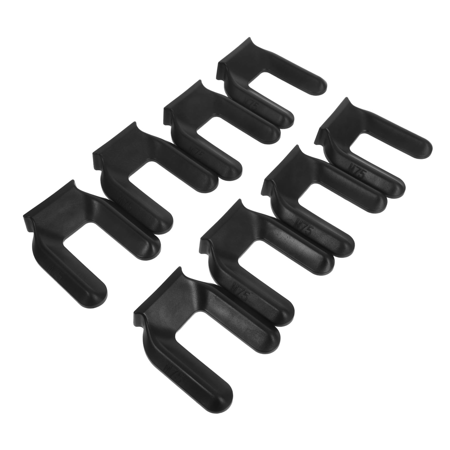 Copas para suelos duros y tope de silla giratoria SOIMISS de plástico negro para oficina