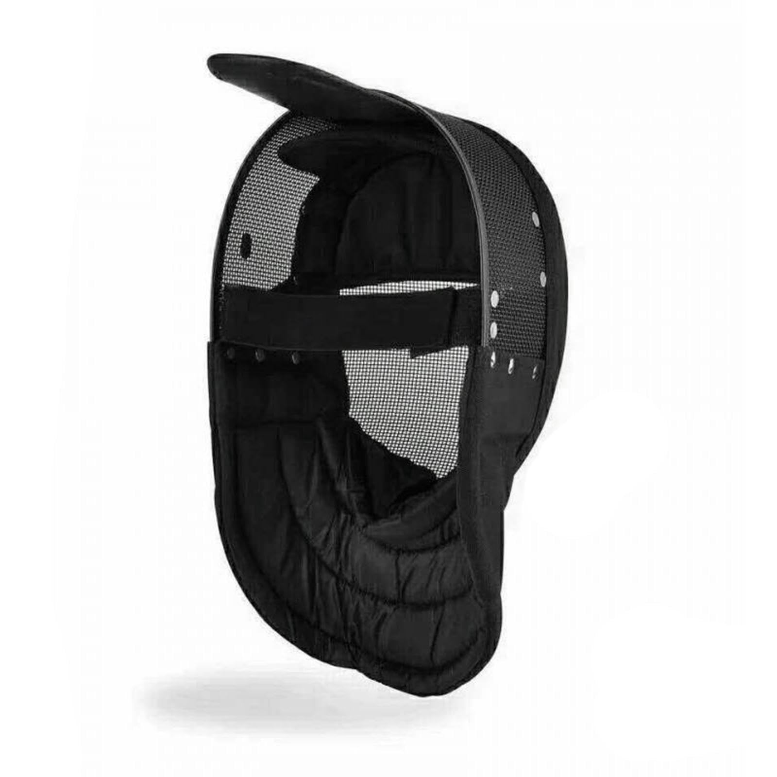 Harilla Fechthelm mit Innenfutter Comfort Fechtausrüstung Fechtmaske zum Üben, Schwarz L