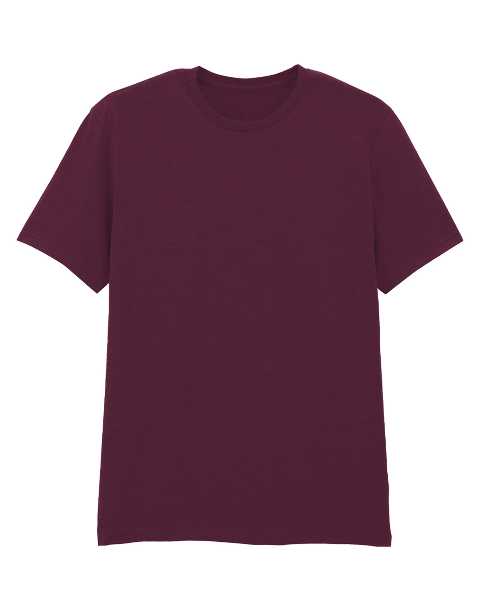 COOZO Softstyle Short Sleeve T-Shirt for Men - Maroon - XL