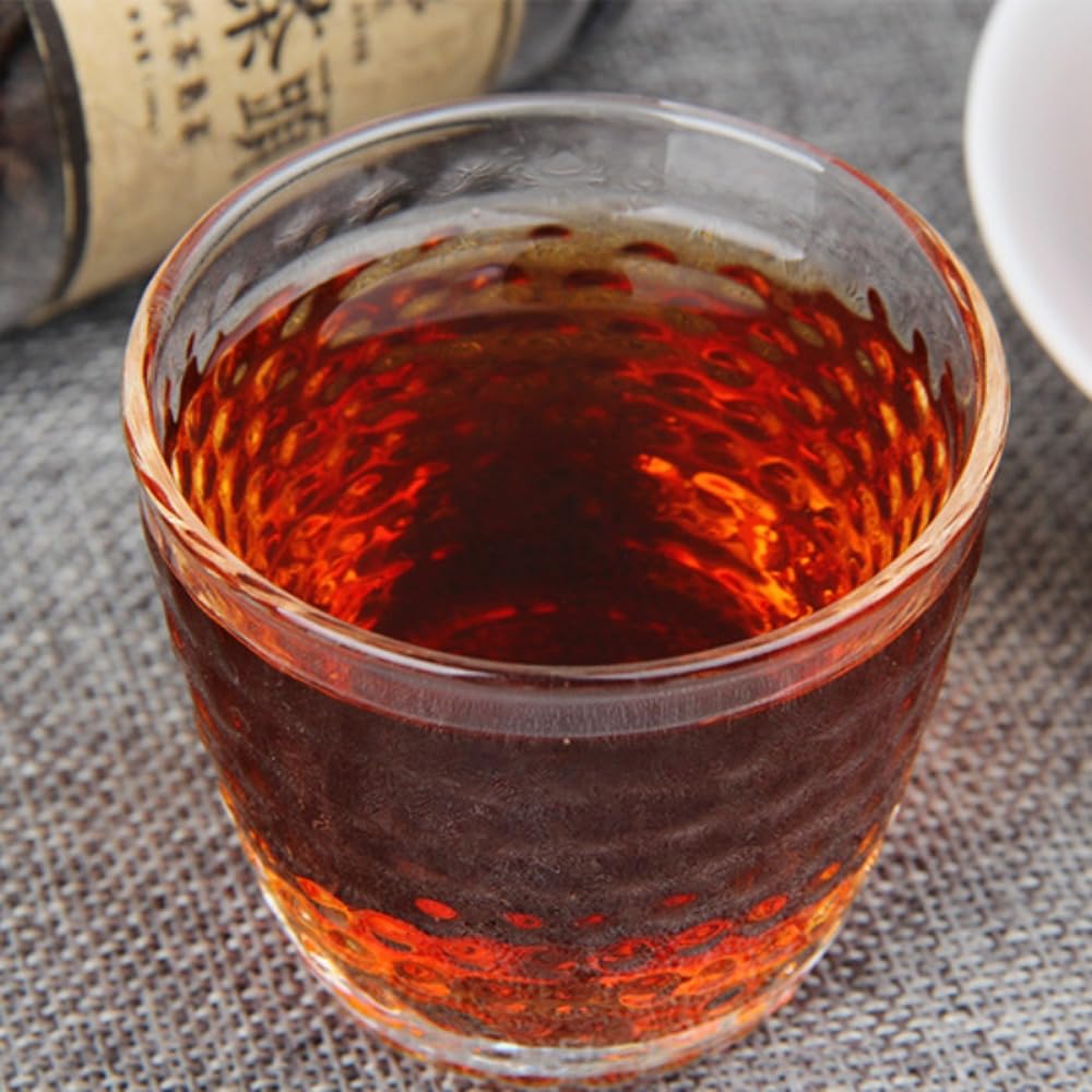 Herbata Fossil 100g Puerh Gotowana Herbata, Mała Puszka Herbaty Pu 'er, Unikalny Urok Herbaty