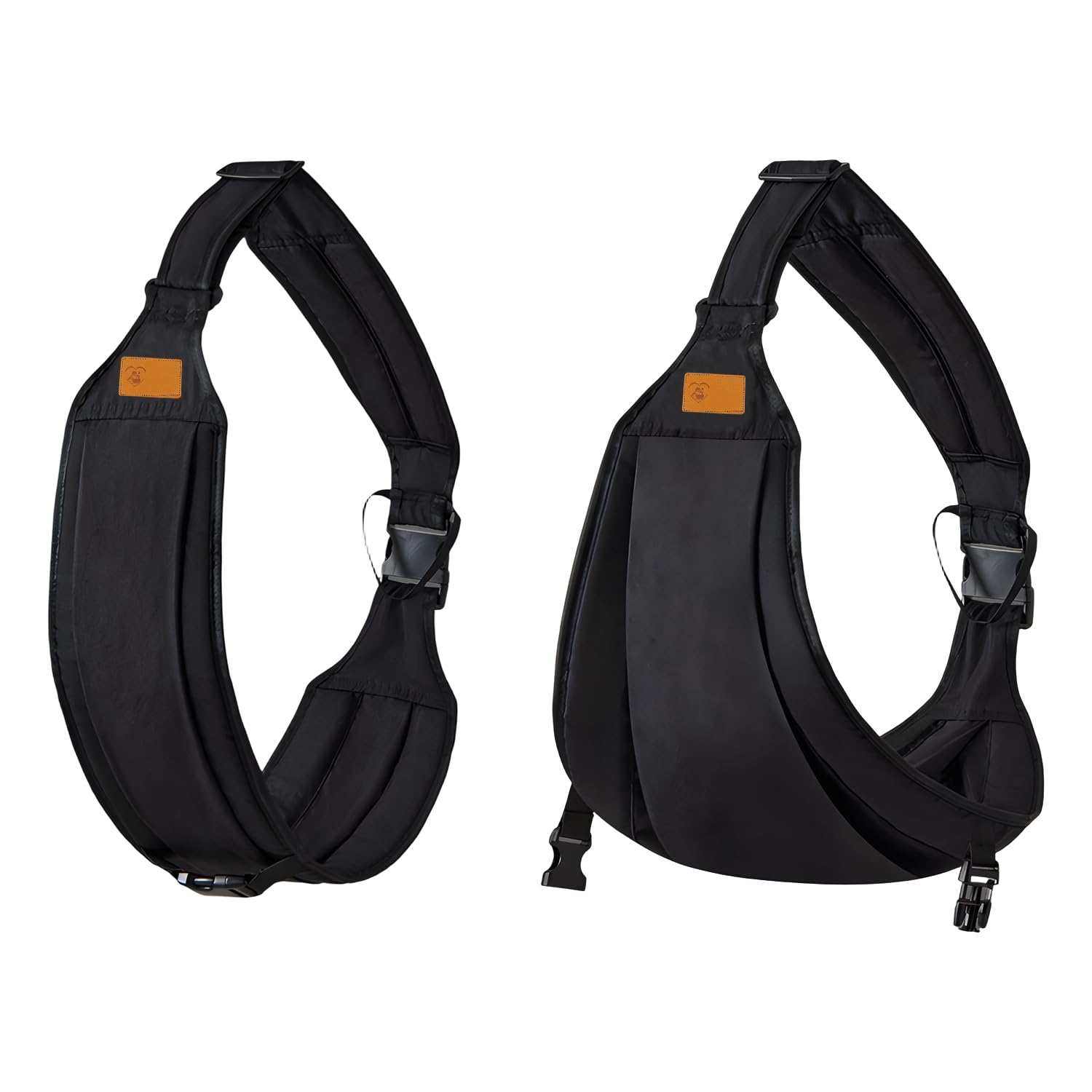 MOTIBACK Baby Tragetuch mit Schulteröffnung Stoffversion, Ergonomische Stoffbabytrage für Neugeborene bis 36 Monate/Kleinkinder bis 15kg, Atmungsaktives Weiches Stofftragetuch, Einstellbar (1)