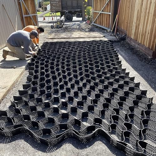 Géomembrane de gravier 5 cm pour stopper la boue des parkings