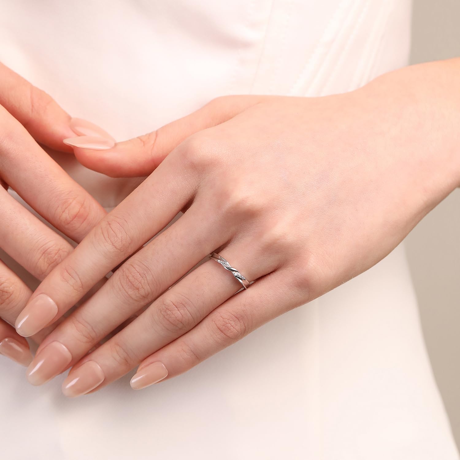 Meissa Alianzas Anillos de Compromiso Ajustables para Pareja Plata de Ley 925 Mujer 2,5mm con Circonita & Hombre 3,2mm Joyería Nupcial para Aniversario Boda San Valentín (Juego de dos anillos)