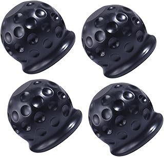 ibasenice 4 Peças Capa De Cabeça De Bola De Reboque Acessórios De Brilho De Carro Almofada Engate De Reboque Bola De Tênis Capa De Engate De Caminhão Tampa De Bola De Reboque Protetor De