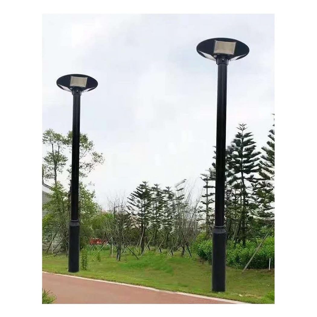 Trade Shop - Palo in Ferro per Lampione LED 3 Metri da Giardino Nero da Esterno Pt-gd-3n