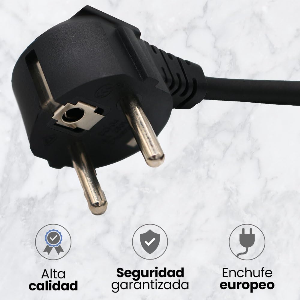 Anakel Home Kabel do grilla Plancha, termostat księżniczki, kabel z termostatem do Fagor, Jata, Princess, Solac, Magefesa... (uniwersalny)