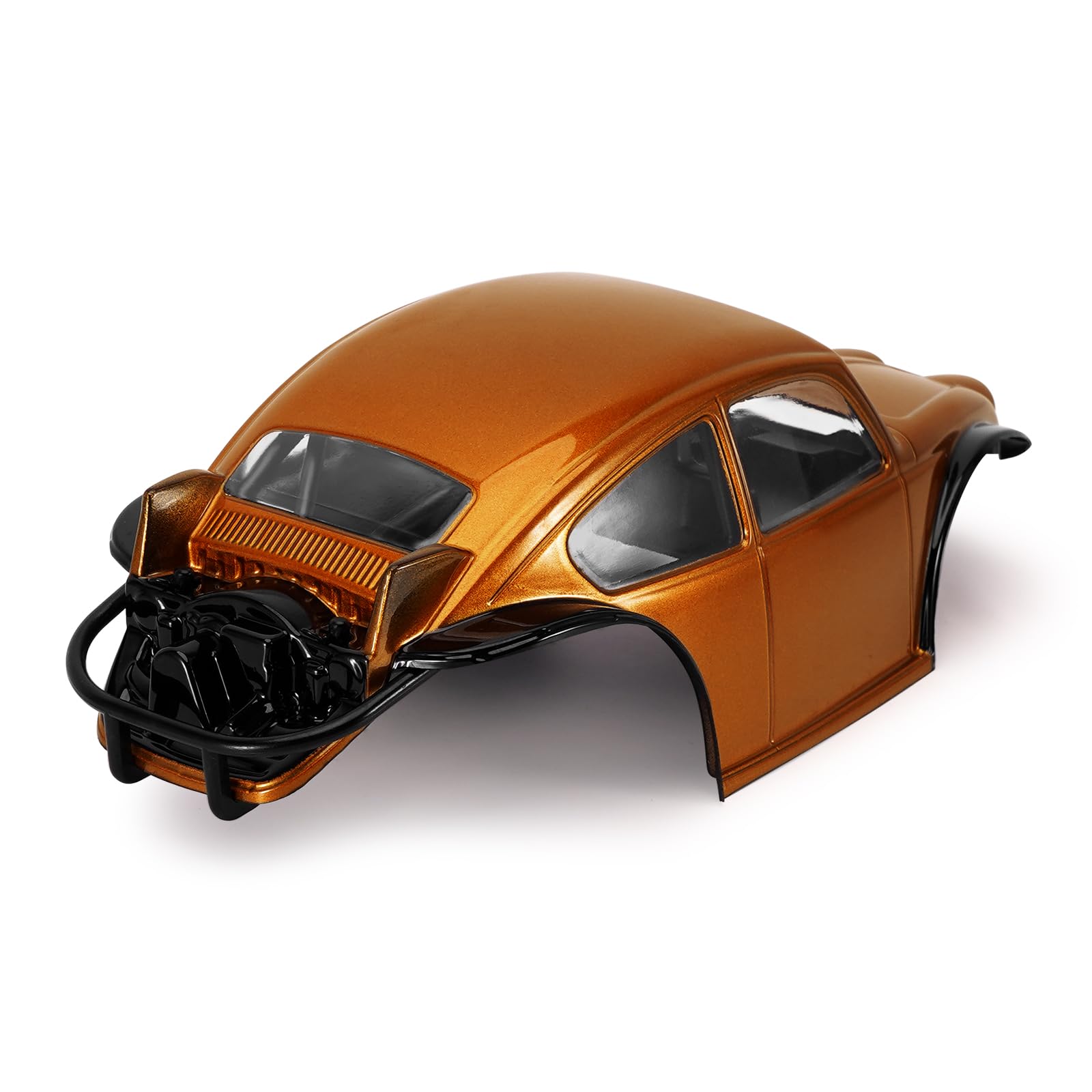 INJORA BUG18 Body with Interior for 1/18 TRX4M Universal LCG Chassis, Orange, 219.3 x 103.8 x 69 mm - Image 4