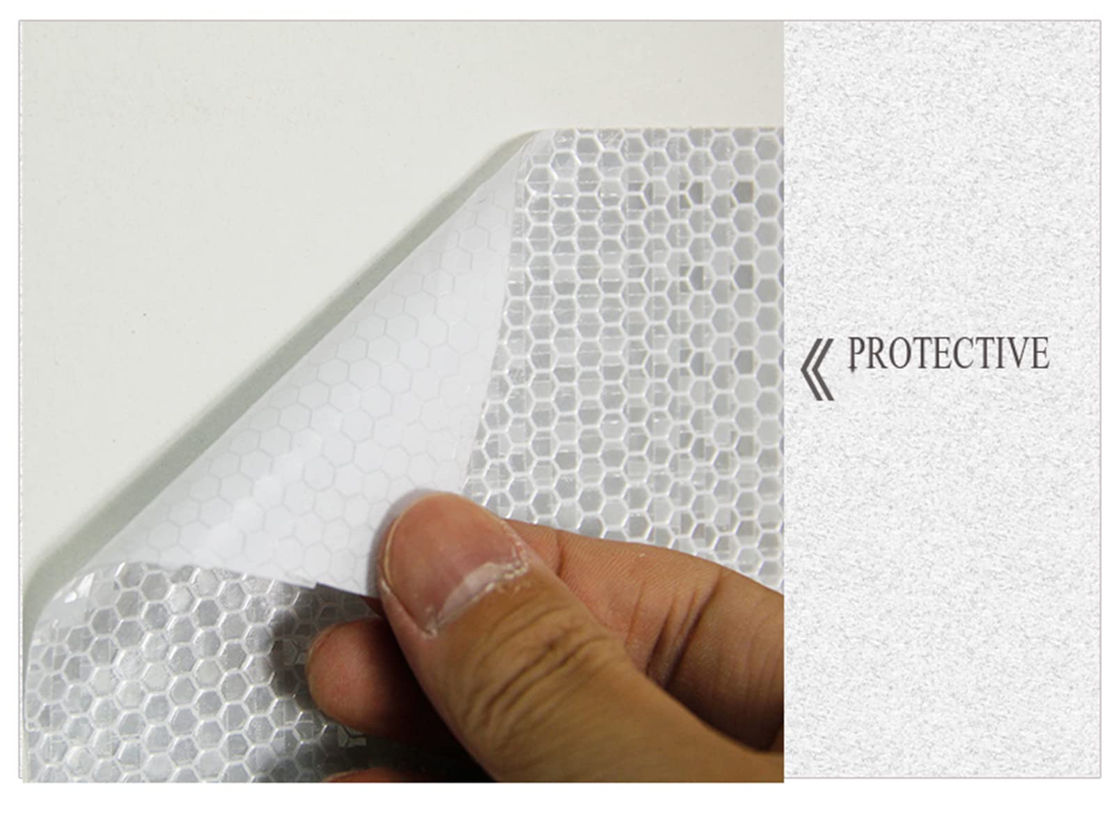 Nastro adesivo di pericolo, Nastro for segnaletica for pavimenti, Nastro adesivo di avvertimento industriale ad alta visibilità da 2" X 82", Alta viscosità, Impermeabile, Resistente allo sbiadimento,