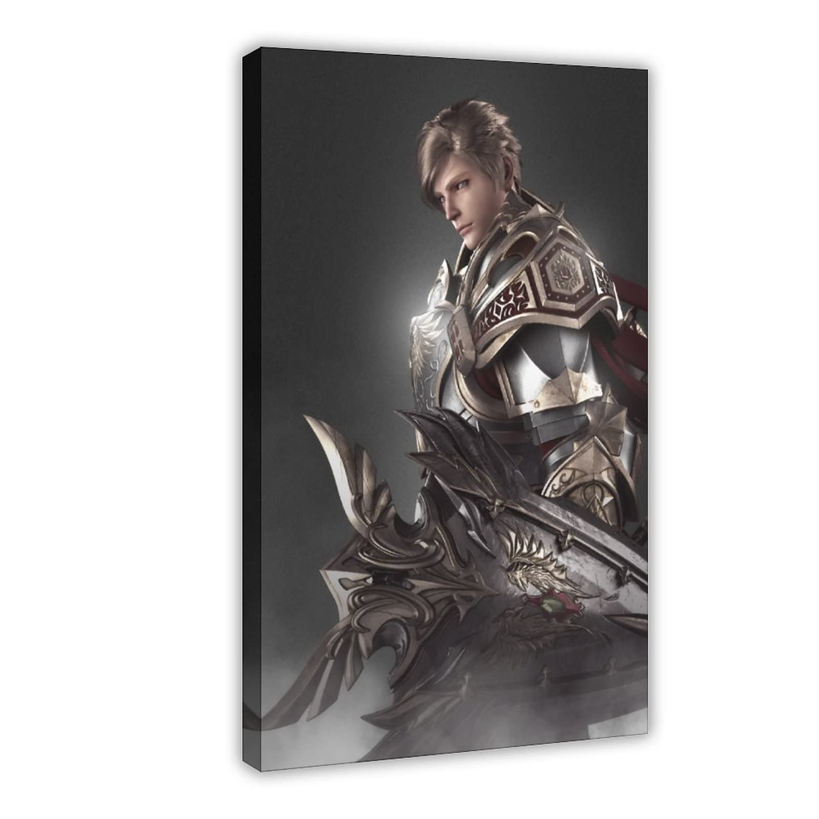 RIELLI Lineage 2 Game Canvas Poster Wall Art Decor Print Picture Paintings for Living Room Bedroom Decoration Frame: 16x24inch(40x60cm)