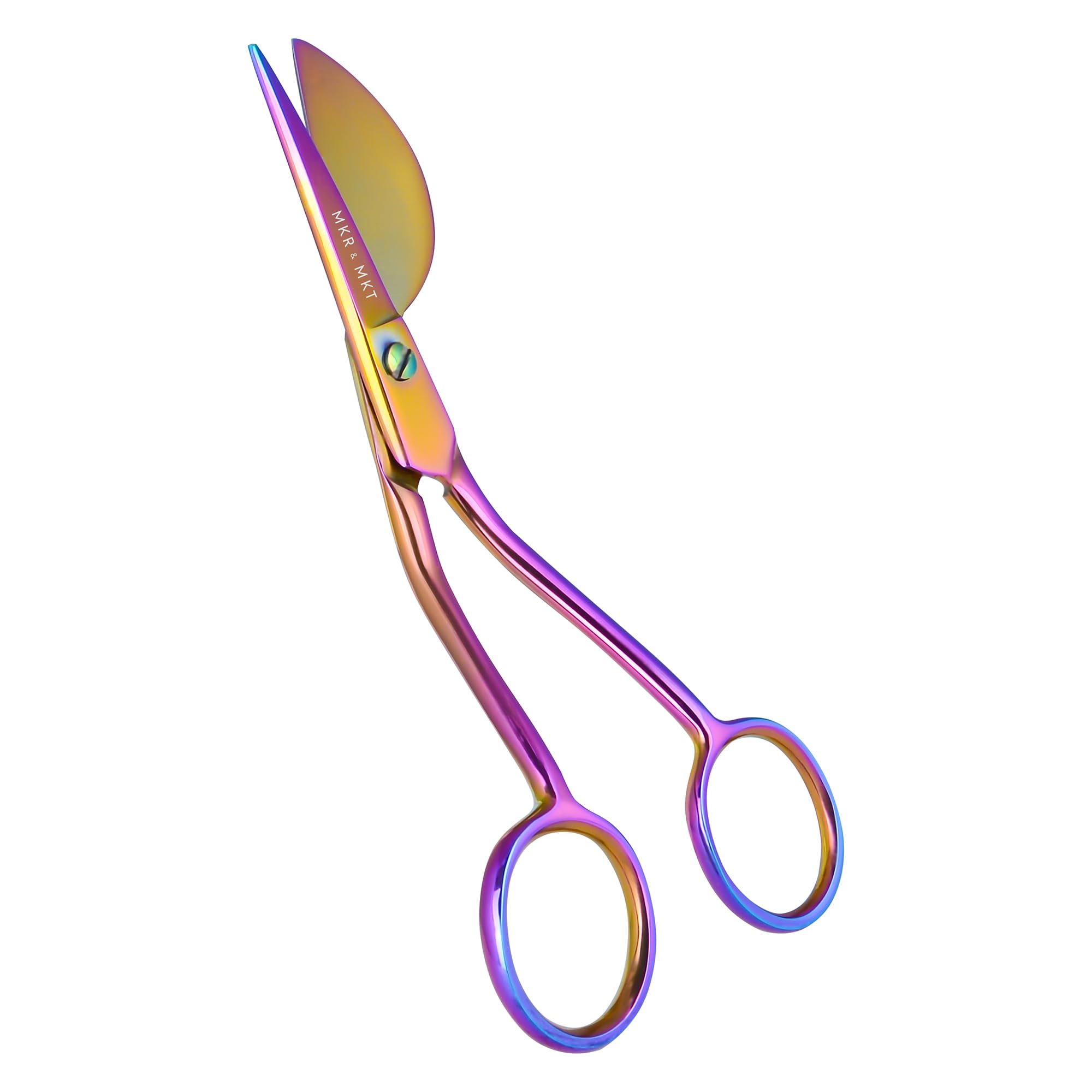 Set di forbici da ricamo per applicazioni – becco d'anatra, ago, arcobaleno | Macchina per ricamo, cucito e trapuntatura - Taglio di precisione per tessuti e fili, cesoie in acciaio inossidabile