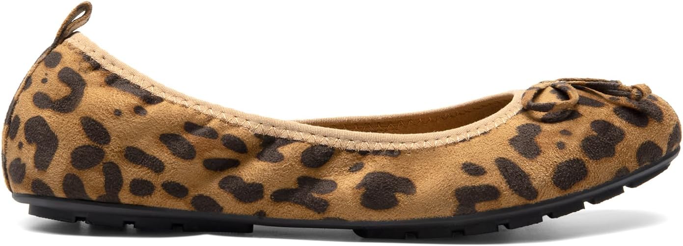 DREAM PAIRS Women's Flats, Foldable Ballet Flats for Women, Bowknot Round Toe Comfort Light Weight Slip-On Dress Shoes - Image 3