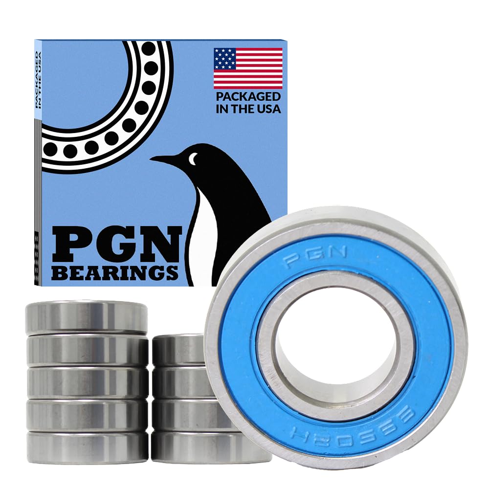 PGN - 99502H Mower Spindle Go Kart Sealed Ball Bearing - 5/8" x1-3/8 x.433 (10 Qty)