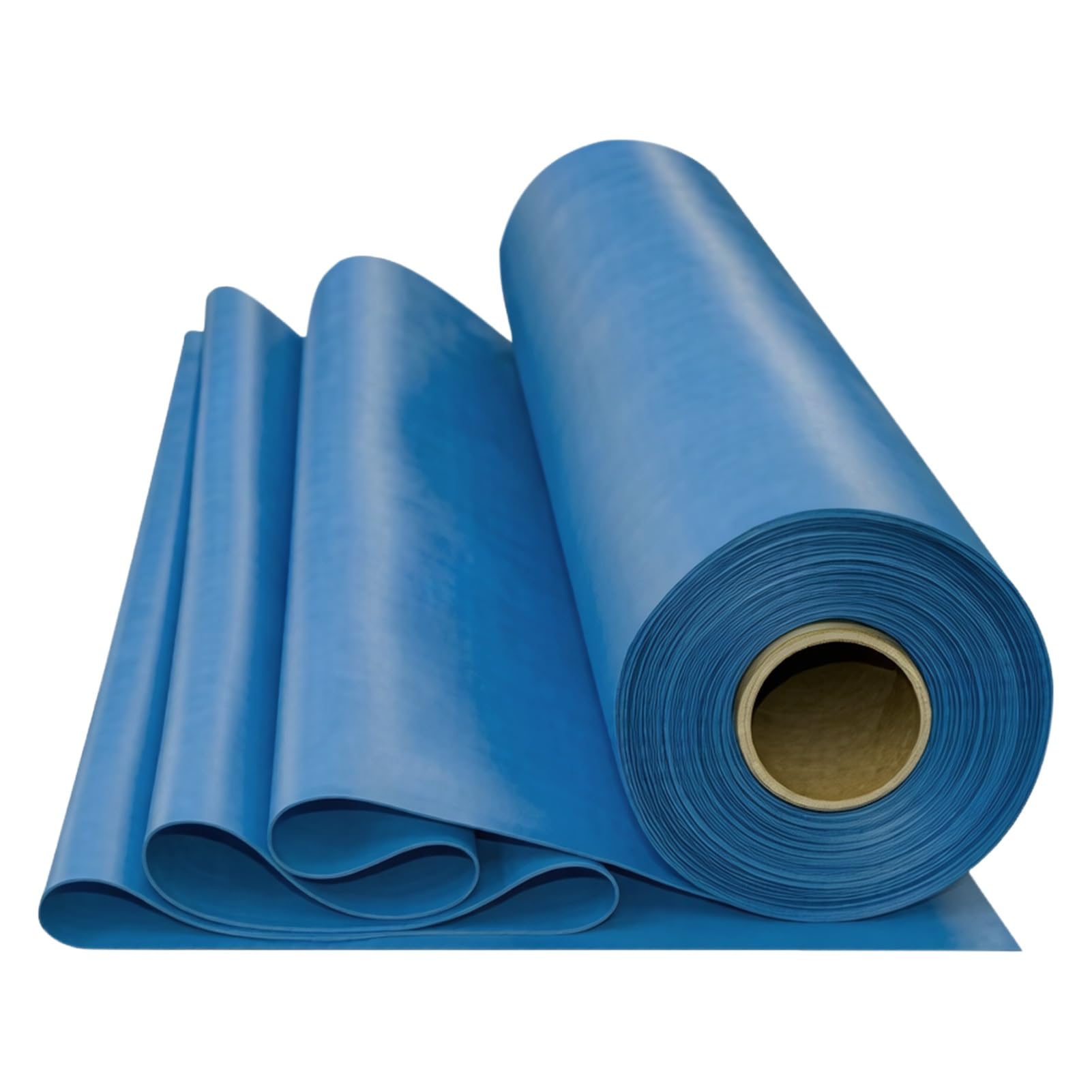 Liyadolaam 5x5m 6x7m 8x10m 10x12m Pond Liner HDPE Blue 0.16mm Preformed Pond Underlayment Flexible Polyethylene Liners for Duck Ponds Aquaculture(5x12m(16.4x39.3ft))