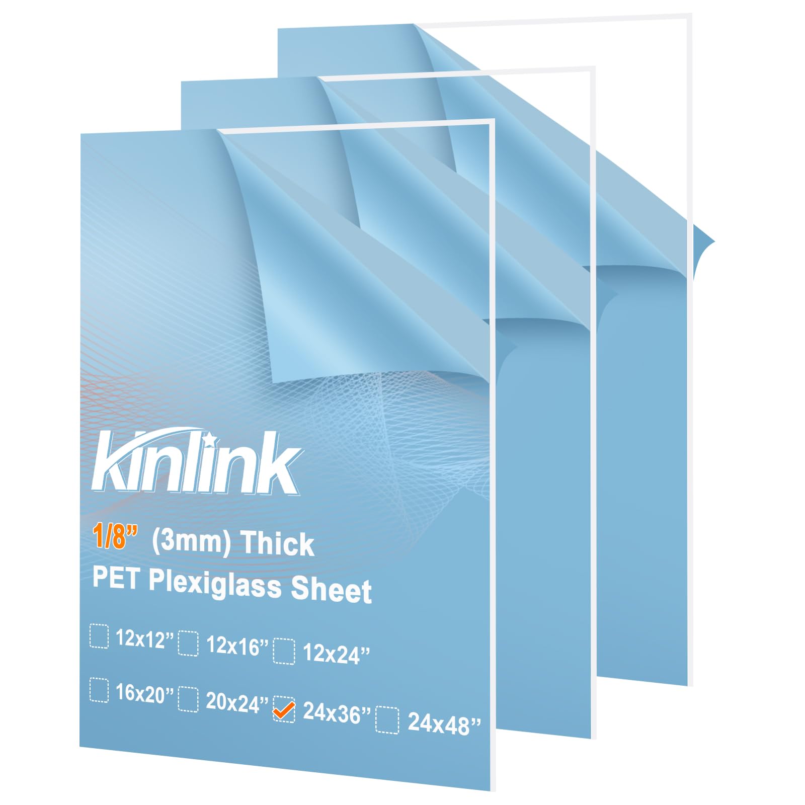 Clear Plexiglass Sheets - 5 Pack -20