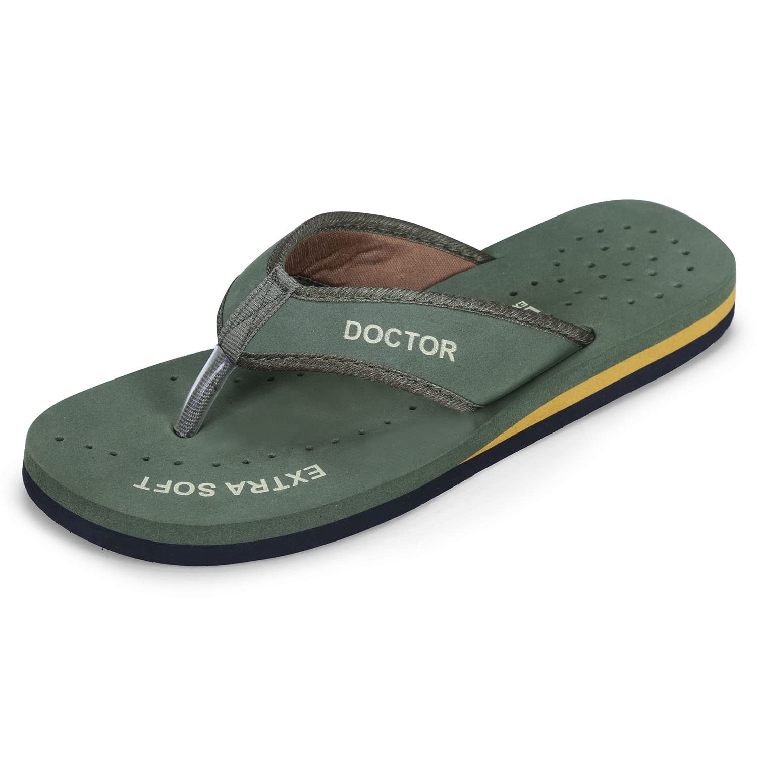 DOCTOR EXTRA SOFTD-22 Doctor Slippers for Women Orthopedic Diabetic Pregnancy Non-Slip Lightweight Comfortable Flat Casual Stylish Dr. Chappals and House Flip Flops for Women Girls