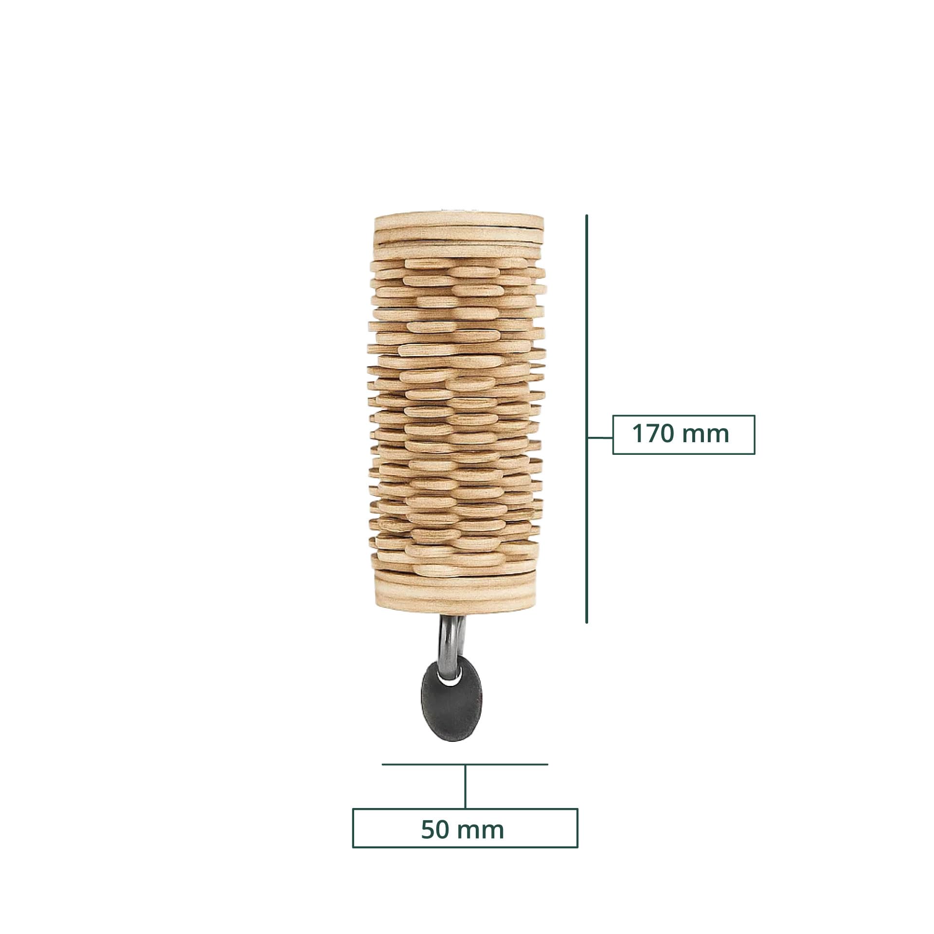 Vogel Spielzeug Star Feather Swing 20 Stück 170 mm - Palmblatt plastikfreies Naturprodukt - Papageienkäfig, Vogel Zubehör, Vogelschaukel, Knabberspielzeug, Kauspielzeug