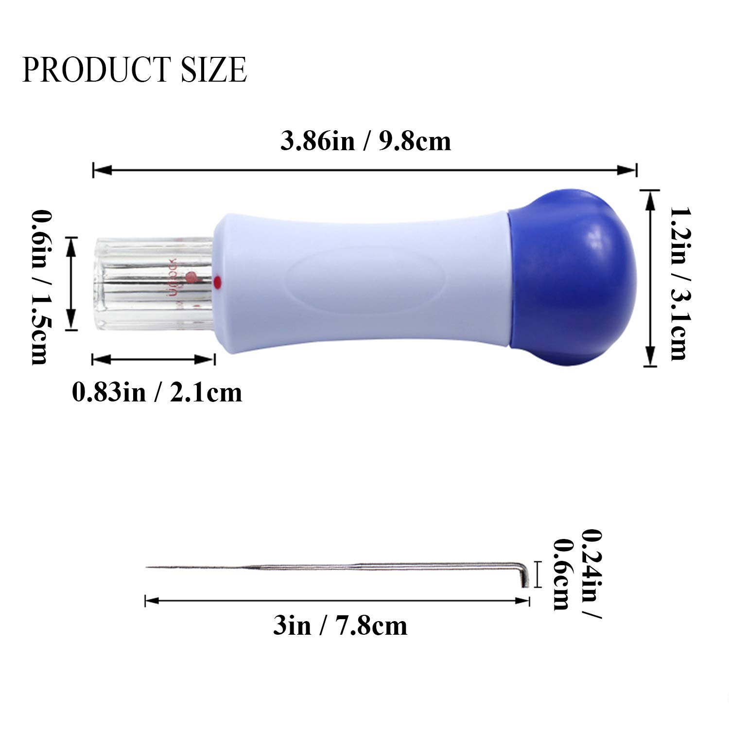 Buy Needle Felting, Felting Needle Tool with 7 Needles, Needle Felting Stitch Punch Tool Wool