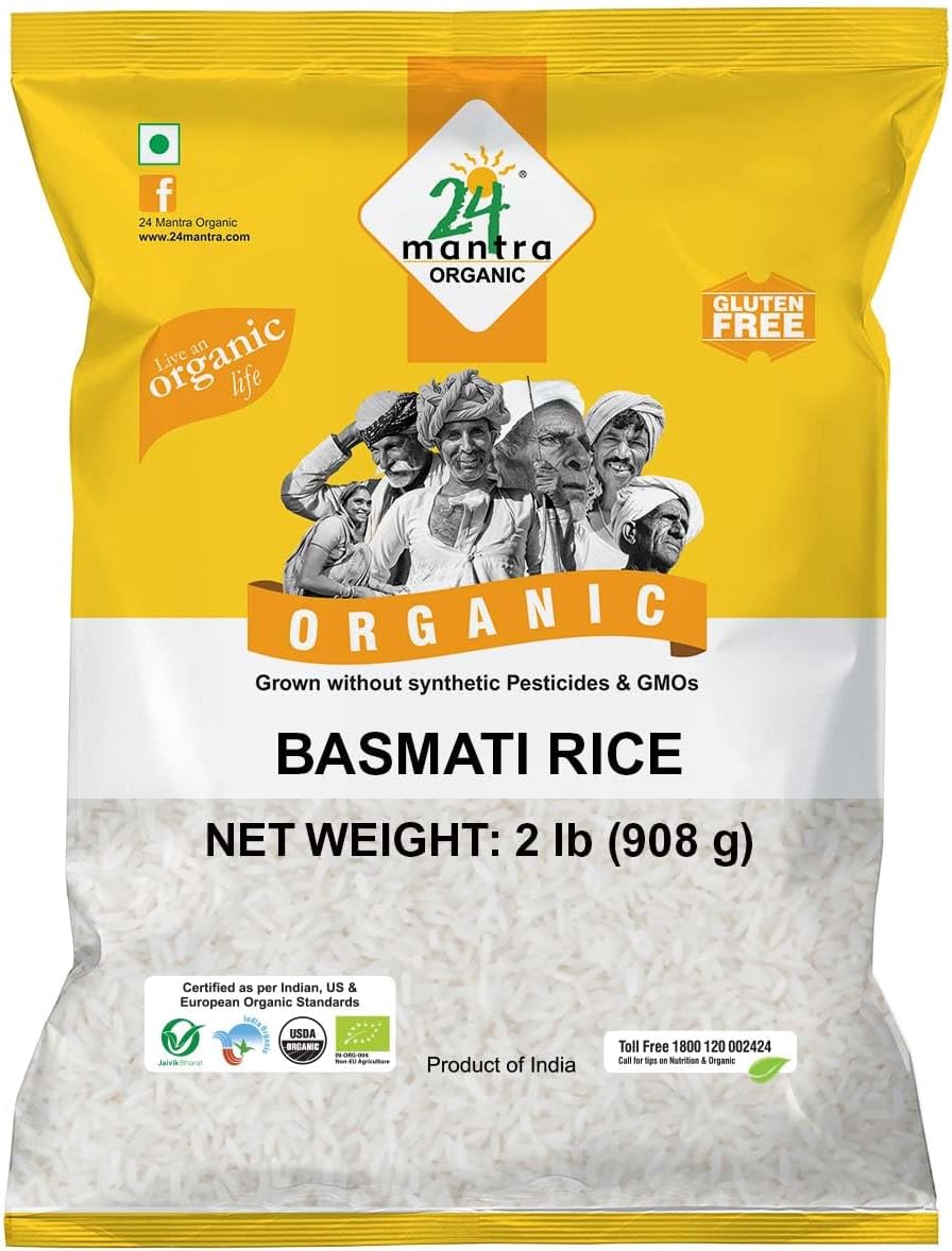 Organic Basmati Rice Premium - 2 Lbs