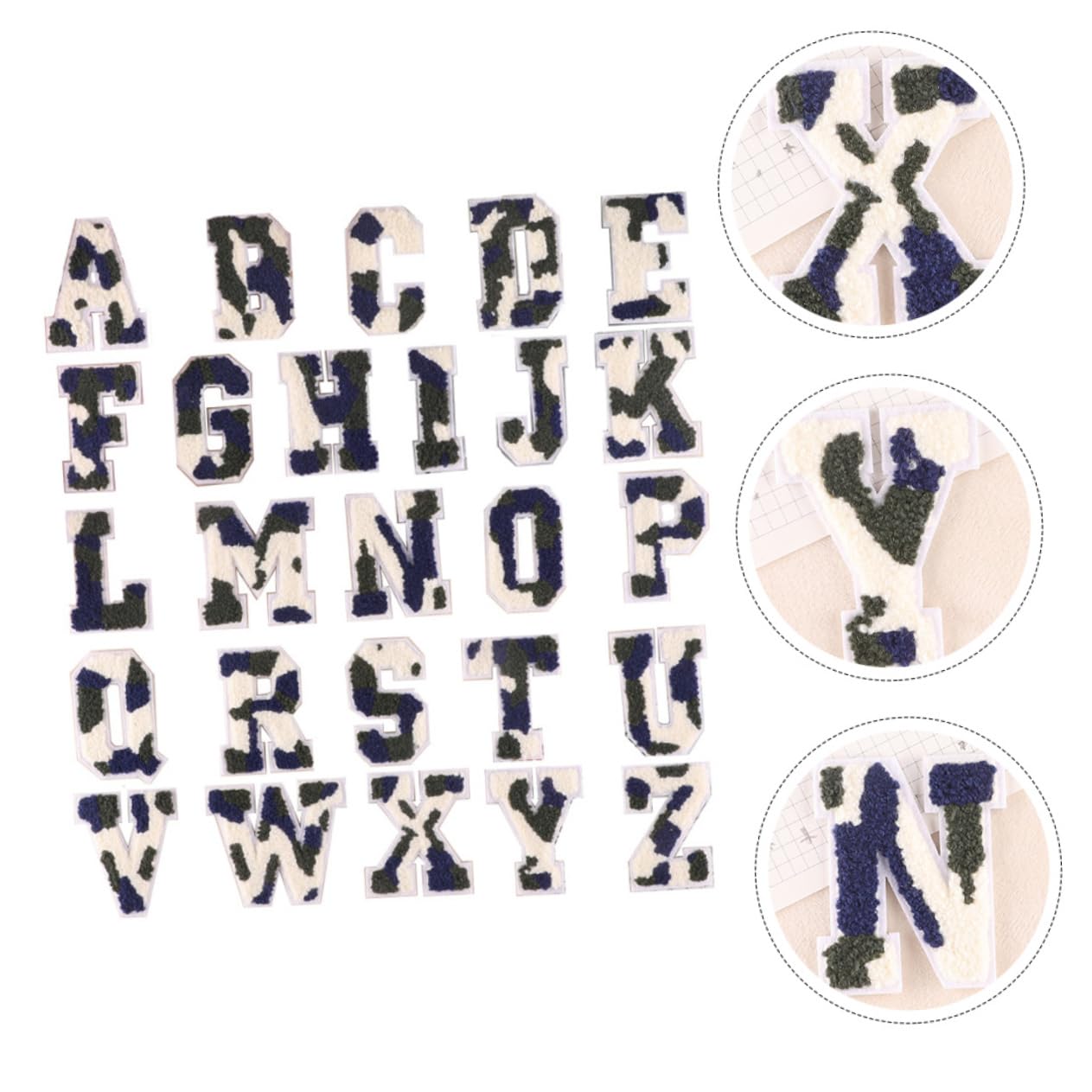 TEHAUX 104pezzi Toppe Ricamate Per Abbigliamento Patches Per Decorazione e Riparazione Jeans Borse e Scarpe