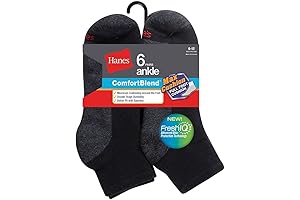 Essential and Inviting: Men's Hanes Socks ComfortBlend Max Cushion Ankle