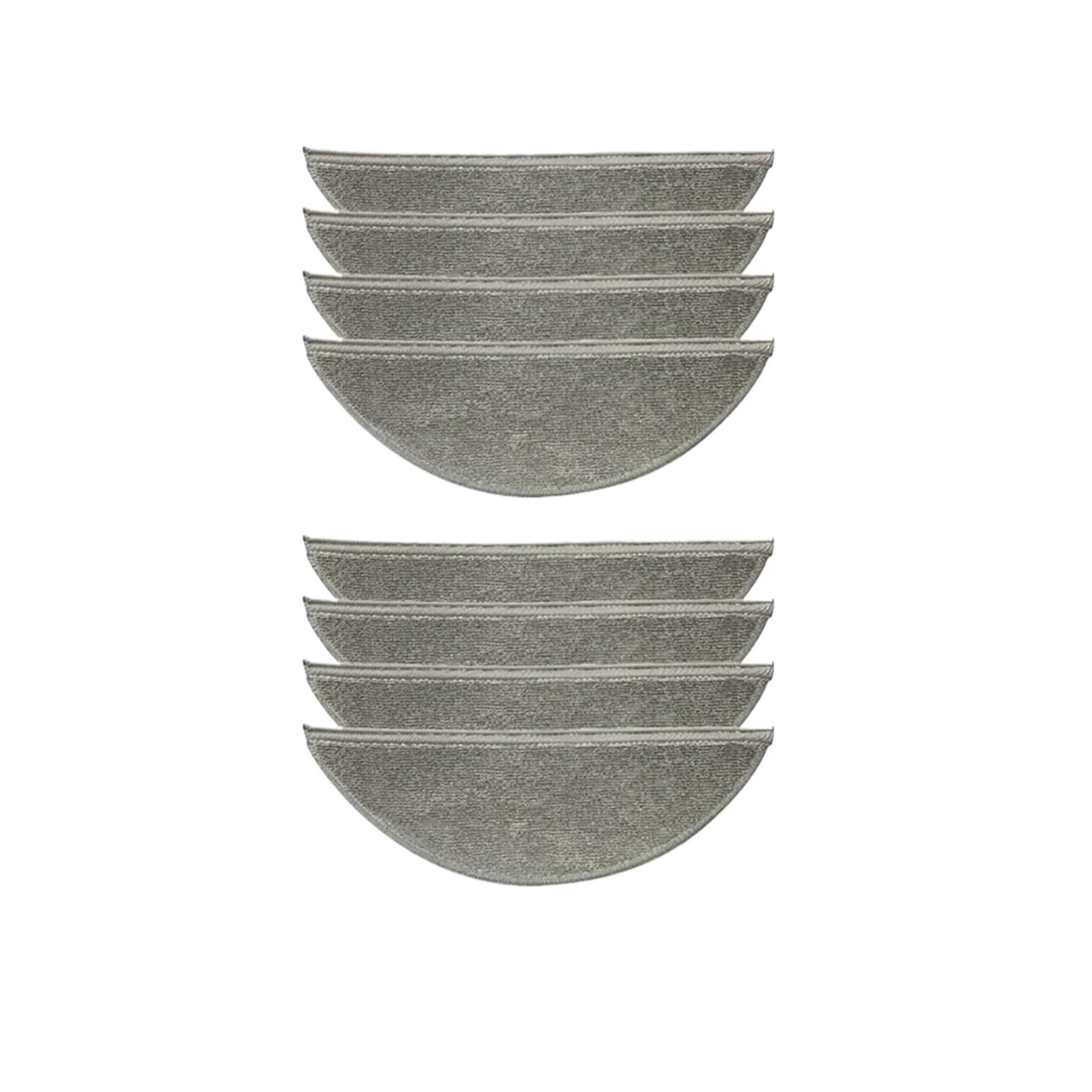 KRHZYPLAE Mop Cloths Rags,Compatible For XiaoMi,Compatible For Lydsto,R1 R1A Sweeping Machine Robot Vacuum Cleaner Spare Parts(8pcs)