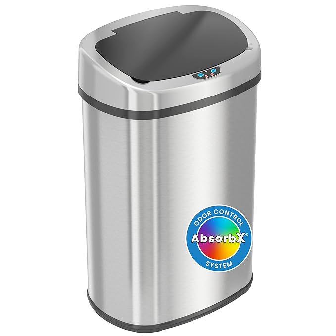 iTouchless 13 Gallon Sensor Trash Can