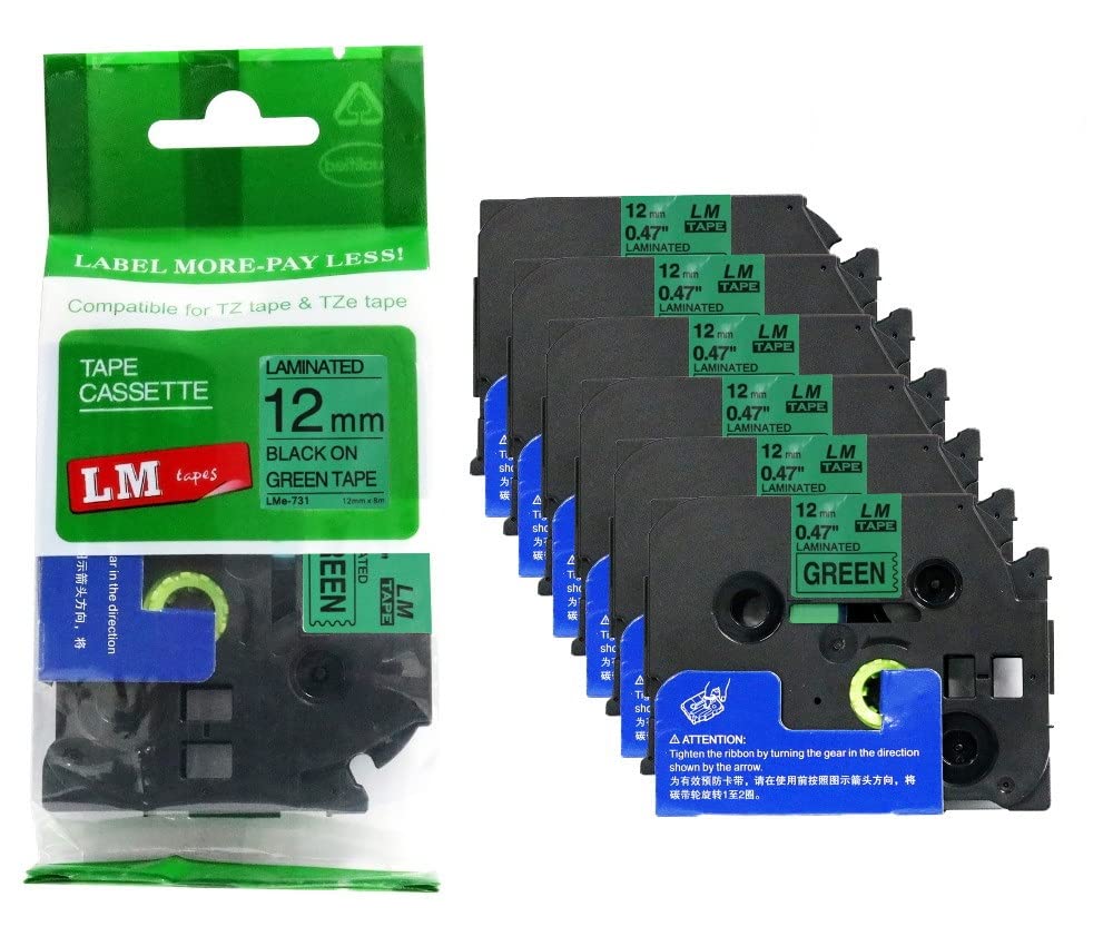 LM Cintas de etiquetas de 12 mm