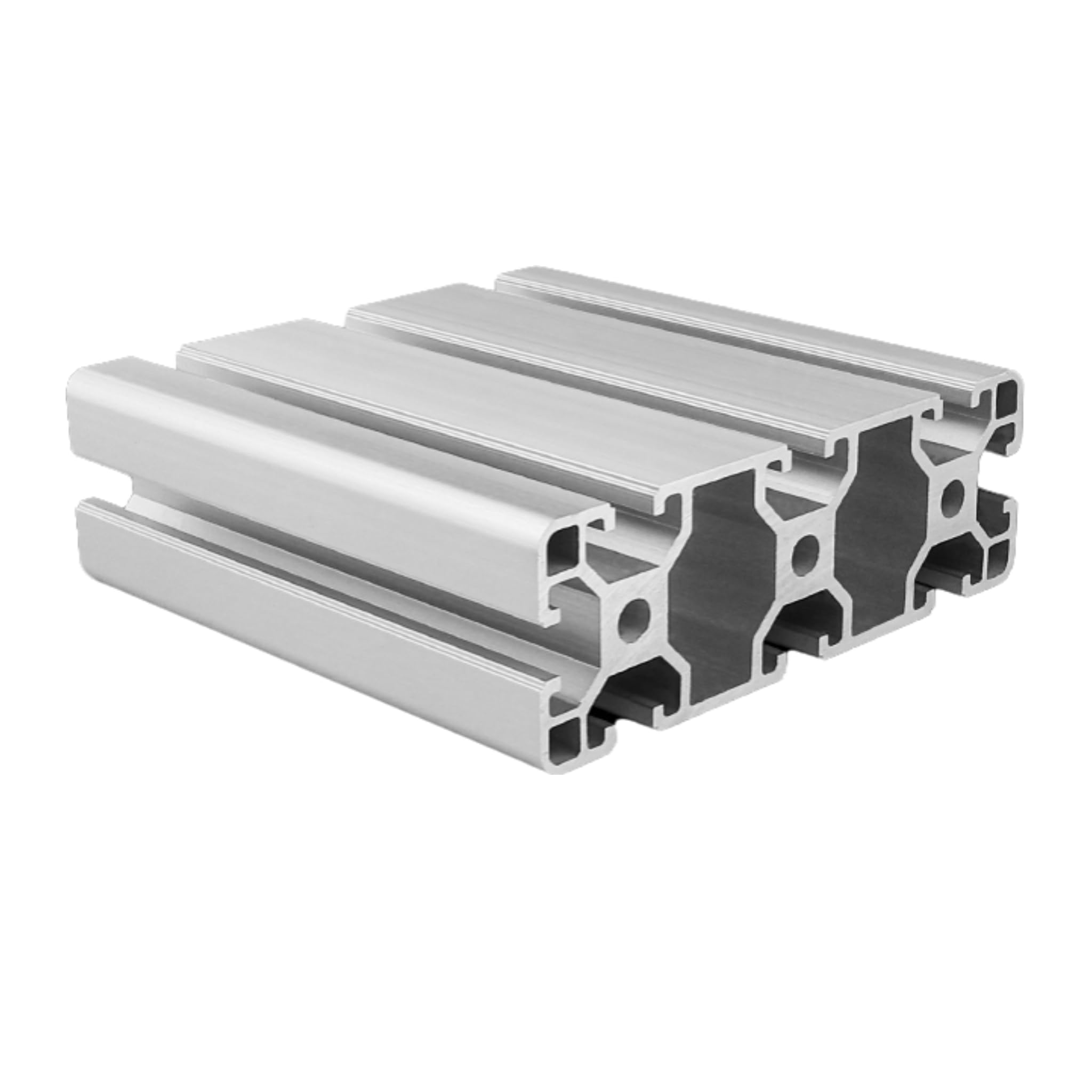 Profil aluminiowy 40120 profil aluminiowy 440 mm typ T srebrny profil aluminiowy 40 x 120 europejski standard anodowana szyna liniowa wytłaczana, 1 sztuka, do drukarek 3D DIY i CNC
