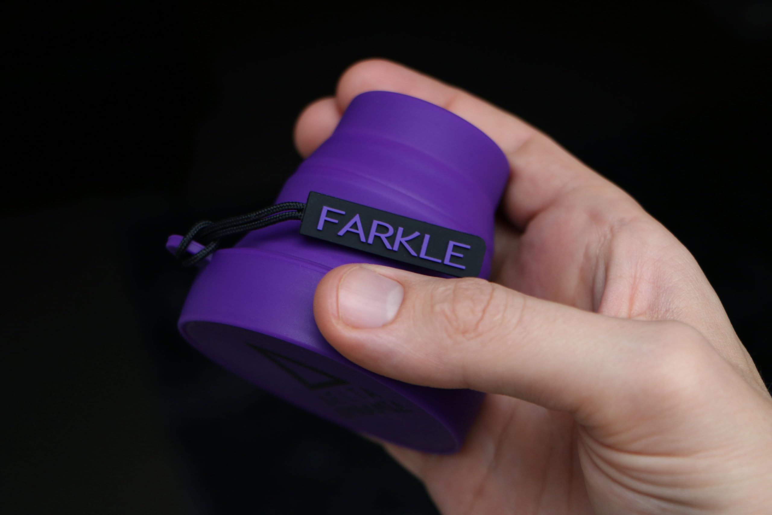 Delta Dynamic Products Farkle - Pocket Travel Dice Game with Folding Shaker Cup & Deluxe Storage Bag. UK-Made - Image 4