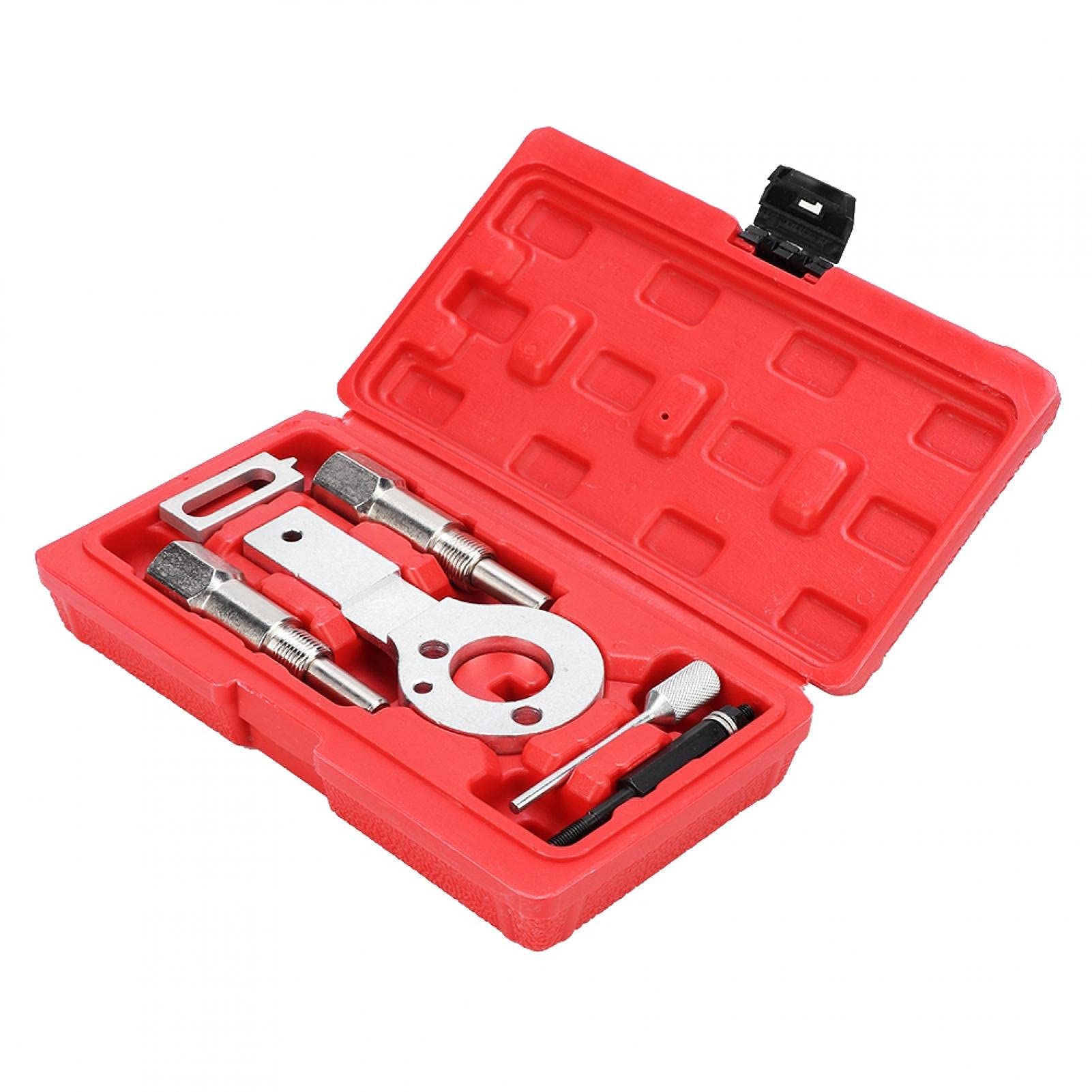 Strumento di fasatura del motore, kit di strumenti di bloccaggio della fasatura dell'albero a gomiti in acciaio al carbonio kit di strumenti di bloccaggio della fasatura dell'albero a gomiti per