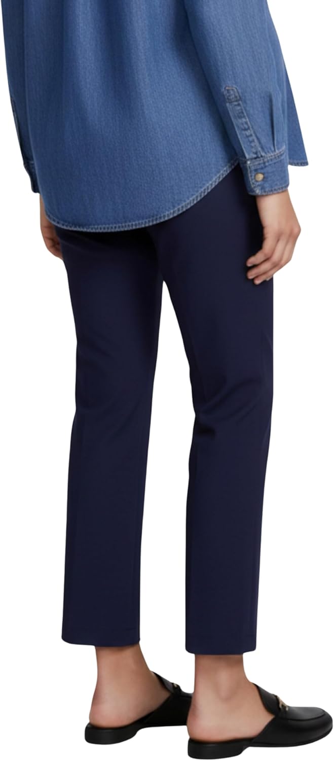 Motherhood Maternity womens Super Stretch Secret Fit Over the Belly Ankle Straight Leg Pregnancy Dress Pants for Work - Image 6