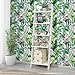 HAOKHOME Tropical Peel and Stick Wallpaper Green Jungle Botanical Floral Removable Wall Paper for Forest Accent Wall Nursery Bathroom Vinyl Contact Paper 17.3in x 118in