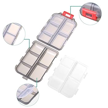 Amazon.com: Zuihug 1Pack Travel Pill Organizer - 10