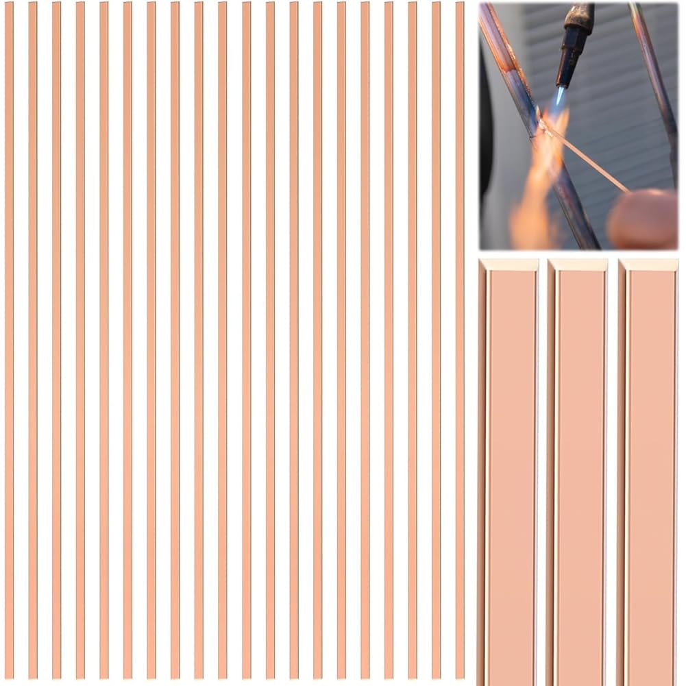Jnchdghwa As Shown Silver Brazing Rods Alloys Flat Welding Rods For Air Conditioning, Refrigerator Cold Storage, And Hvac Units