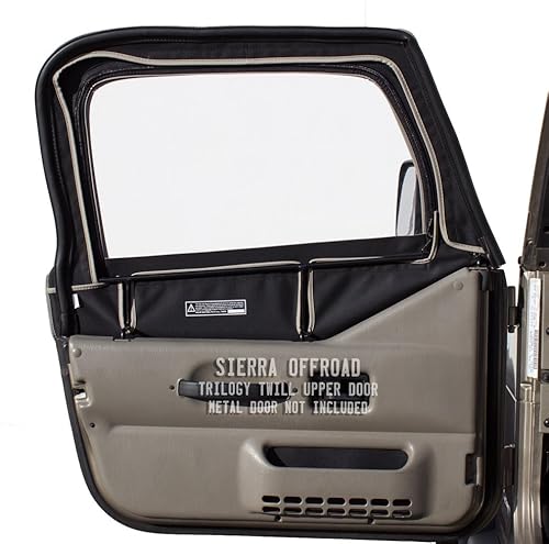 Miniatura 2 de Sierra Offroad Jeep Wrangler TJ - Upper Pieles con transparente ventanas de la puerta (se venden en pares), Piedra