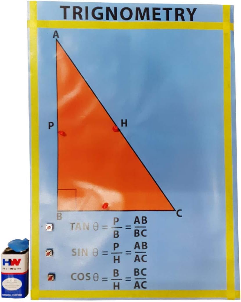 MELODY'S HOBBY CENTRE Trigonometry Educational Model for Students Aged 12-18
