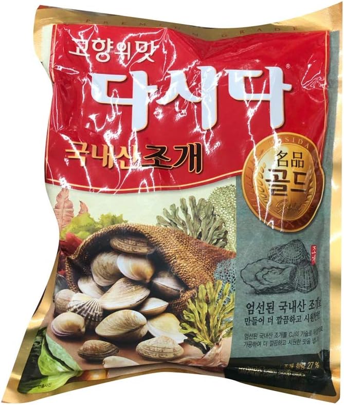 Korea CJ Cheiljedang Premium Gold Clam Stew Soup Stock Jogaetang Seasoning Dasida Korean Instant broth Noodle Hot Pot